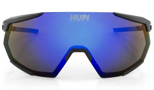 Óculos Hupi Aspen Preto e Azul Espelhado