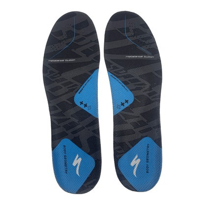 Palmilha Specialized Body Geometry SL Footbed ++ Azul e Preto