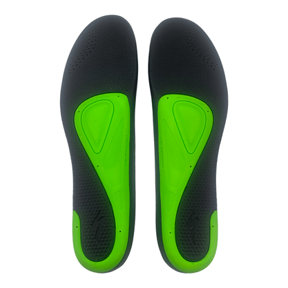 Palmilhas Specialized Body Geometry SL Footbed +++ Verde e Preto