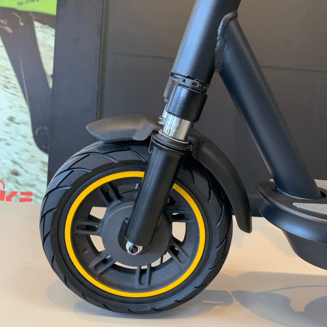 Patinete Elétrico 350w Preto e Cinza e Amarelo