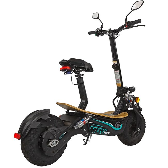 Patinete Elétrico Muv Flow 1000w Preto e Verde