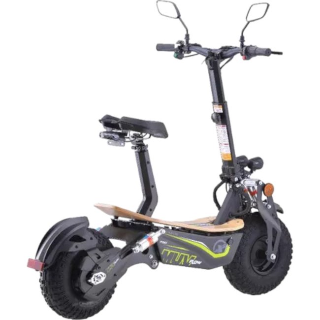 Patinete Elétrico Muv Flow 1000w Preto e Amarelo