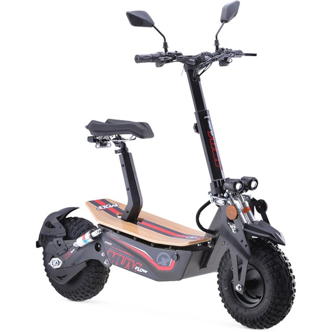 Patinete Elétrico Muv Flow 1000w Preto e Vermelho