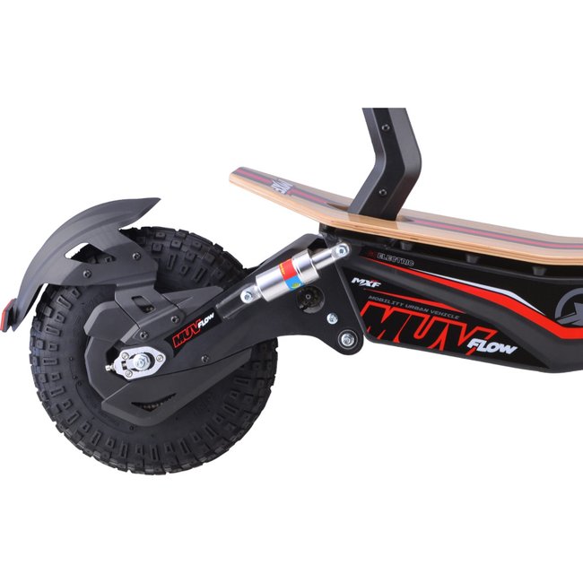 Patinete Elétrico Muv Flow 1000w Preto e Vermelho