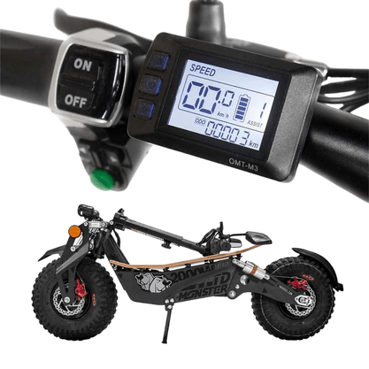Patinete Elétrico Two Dogs Monster 2000w Preto