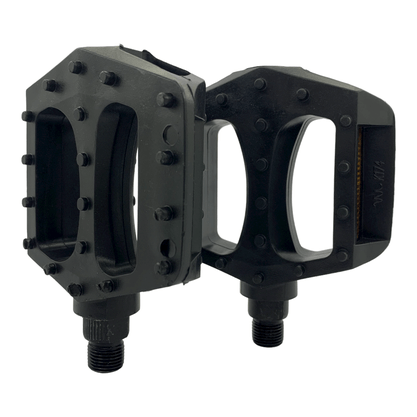 Pedal Plataforma Nylon Rosca Grossa 9/16 Preto
