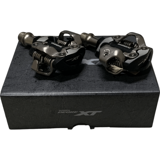 Pedal Clip de Encaixe e com Tacos SPD Shimano Deore XT PD-M8100 Preto