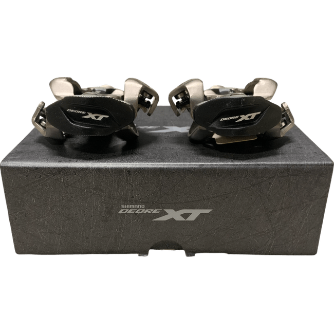 Pedal Clip de Encaixe e com Tacos SPD Shimano Deore XT PD-M8100 Preto