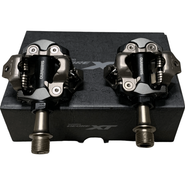 Pedal Clip de Encaixe e com Tacos SPD Shimano Deore XT PD-M8100 Preto
