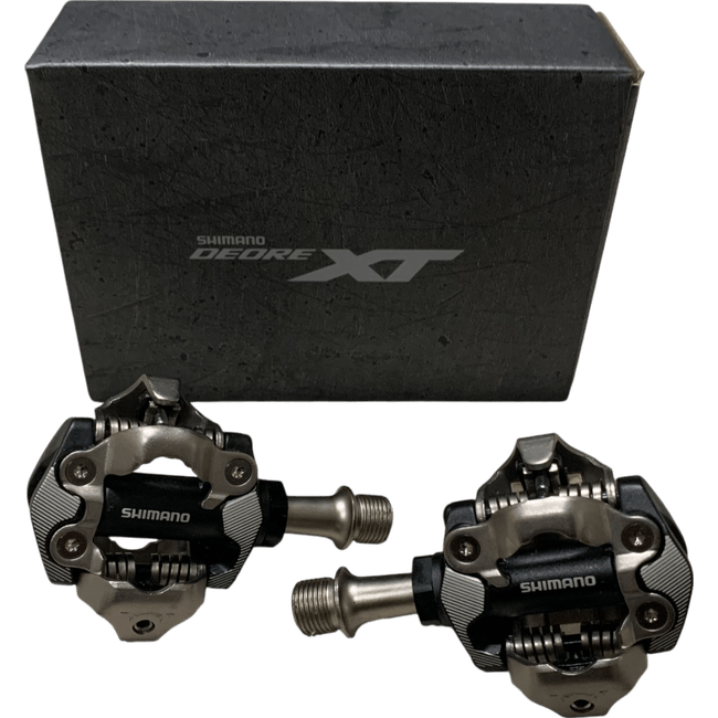 Pedal Clip de Encaixe e com Tacos SPD Shimano Deore XT PD-M8100 Preto