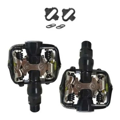 Pedal Clip MTB DNX Padrão SPD com Tacos Preto