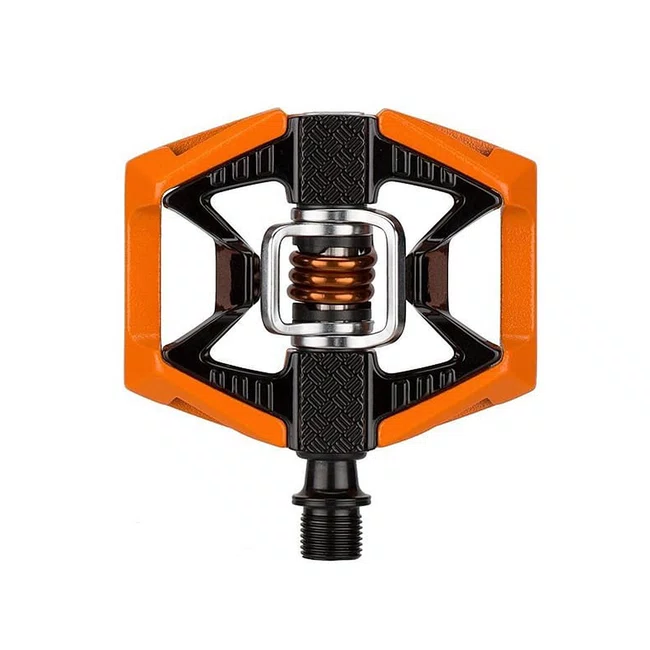 Pedal Crank Brothers Double Shot 2 Laranja e Preto