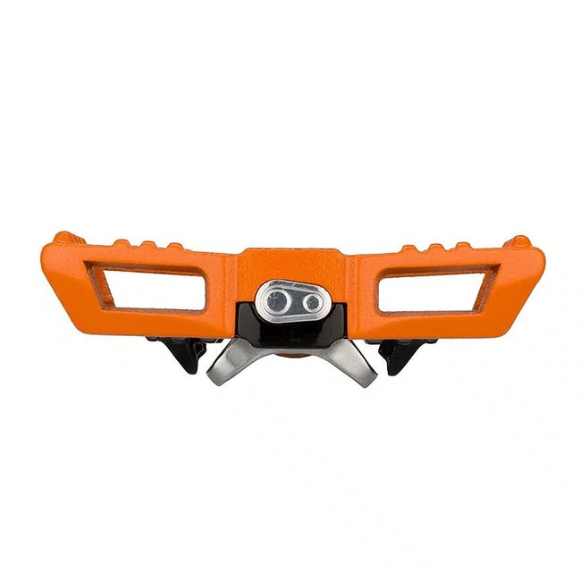 Pedal Crank Brothers Double Shot 2 Laranja e Preto