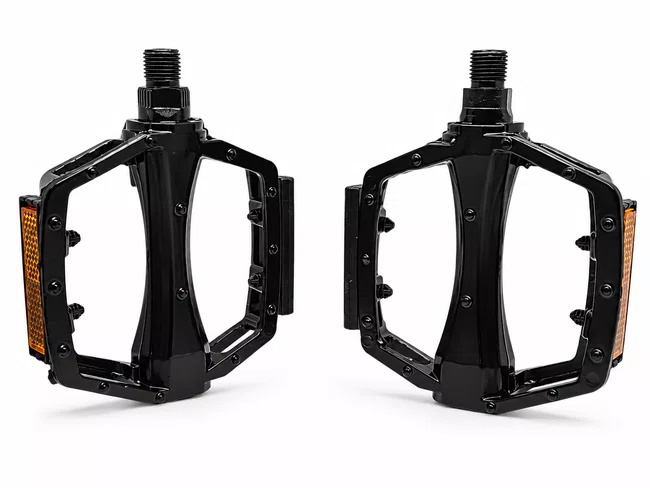 Pedal de aluminio esferado 1/2 preto