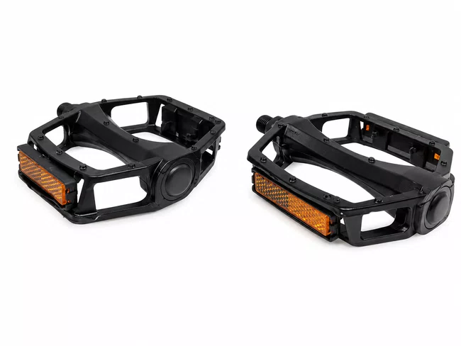 Pedal de aluminio esferado 1/2 preto