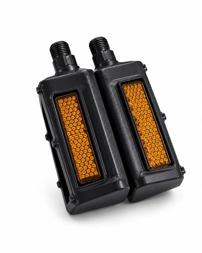 Pedal de Alumínio Esferado GTS 9/16 Preto para Bicicleta MTB