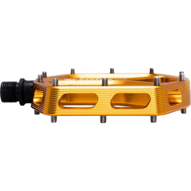 Pedal HUPI Strip Plataforma Rosca 9/16 Dourado