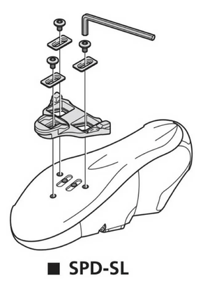 Pedal Clip Speed Shimano PD-RS500 Preto