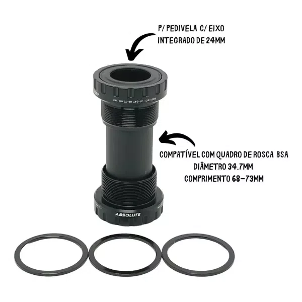 Pedivela absolute prime 175mm 34d off3 preto
