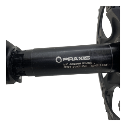 Pedivela Praxis Alba M30 175mm Com Coroa 50/34 Dentes Preto