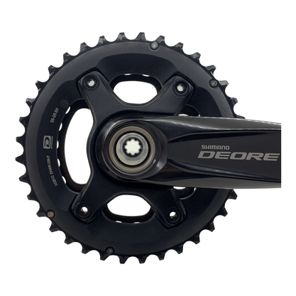 Pedivela Shimano Deore PD-M6000 2 Velocidades 26-36 Dentes Hollowtech Alumínio