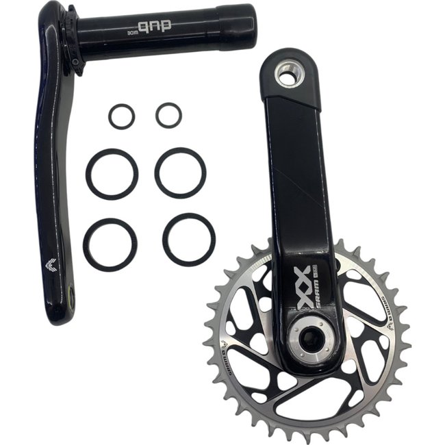 Pedivela Sram XX SL-Dub 34 Dentes 3mm Offset T-Type 175mm