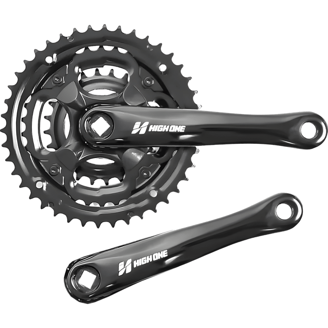 Pedivela Triplo Highone 24/34/42 170mm Preto