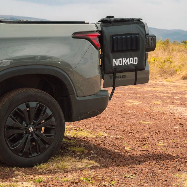 Protetor De Cacamba Truckpad Nomad Pro Duo 2 Bikes Preto