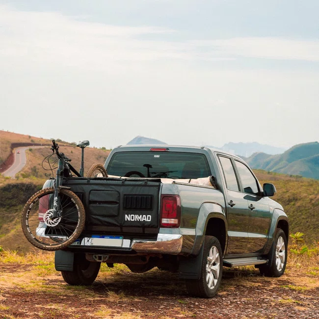 Protetor De Caçamba Truckpad Nomad Pro Grande 5 Bikes Preto