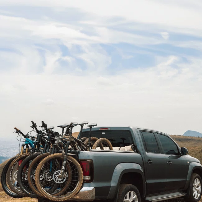 Protetor De Caçamba Truckpad Nomad Pro Grande 5 Bikes Preto