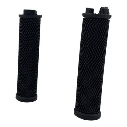 Punho MTB Extrasoft com trava Alumínio Preto