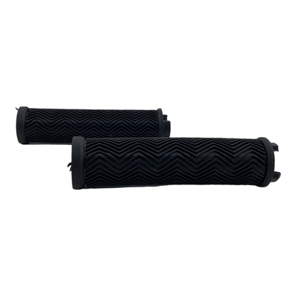 Punho MTB Extrasoft com trava Alumínio Preto