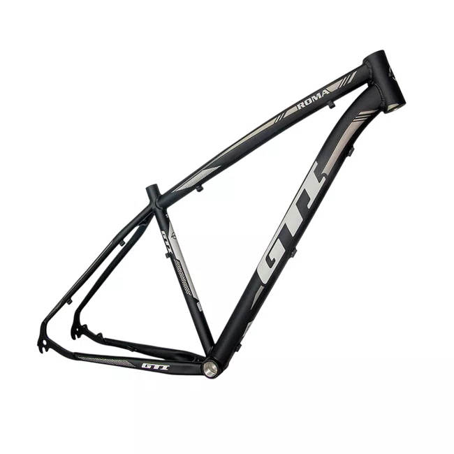 Quadro 29 Mtb Gti Roma Prata e Preto T-19ㅤㅤㅤㅤㅤㅤㅤㅤㅤㅤㅤㅤㅤㅤ