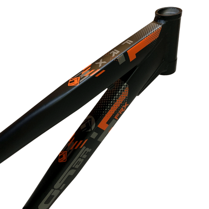 Quadro Gios FRX 13.5 Preto Fosco Adesivo Titanio e Laranja