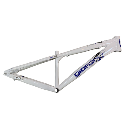 Quadro Gios FRX EVO 13.5 Branco Adesivo Azul e Preto