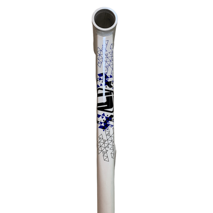 Quadro Gios FRX EVO 13.5 Branco Adesivo Azul e Preto