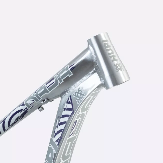Quadro hupi naja v10 gancheira horizontal prata/branco/roxo