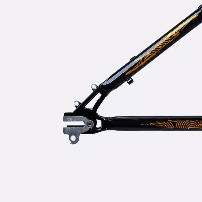 Quadro hupi naja v10 gancheira horizontal preto/dourado/branco