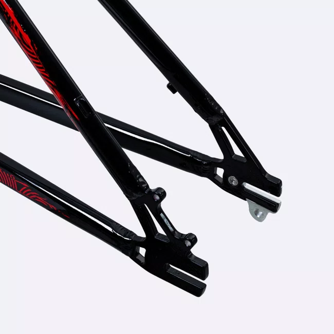 Quadro hupi naja v10 gancheira horizontal preto/vermelho/branco