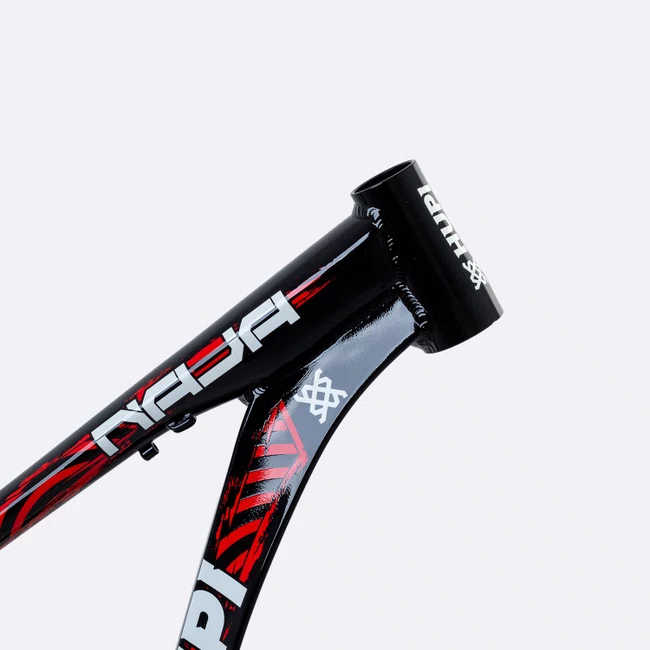 Quadro hupi naja v10 gancheira horizontal preto/vermelho/branco