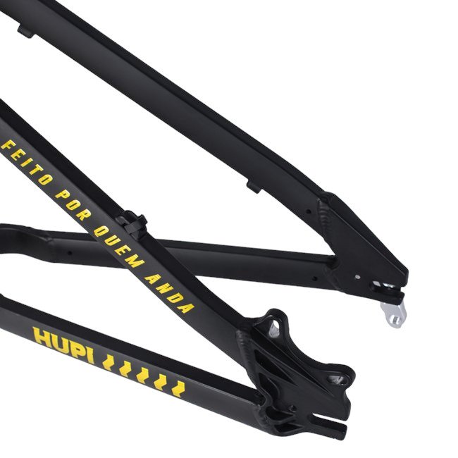 Quadro Hupi Naja v8 Gancheira Horizontal Preto e Dourado