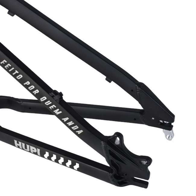 Quadro Hupi Naja v8 Gancheira Horizontal Preto e Prata