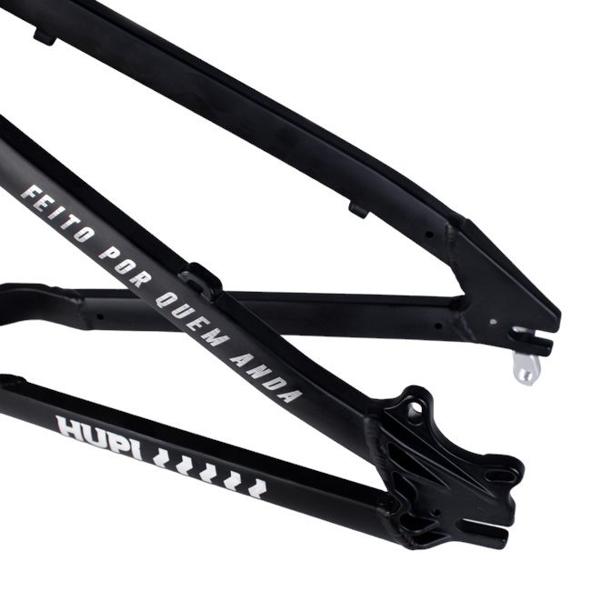 Quadro Hupi Naja v8 Gancheira Horizontal Preto e Prata