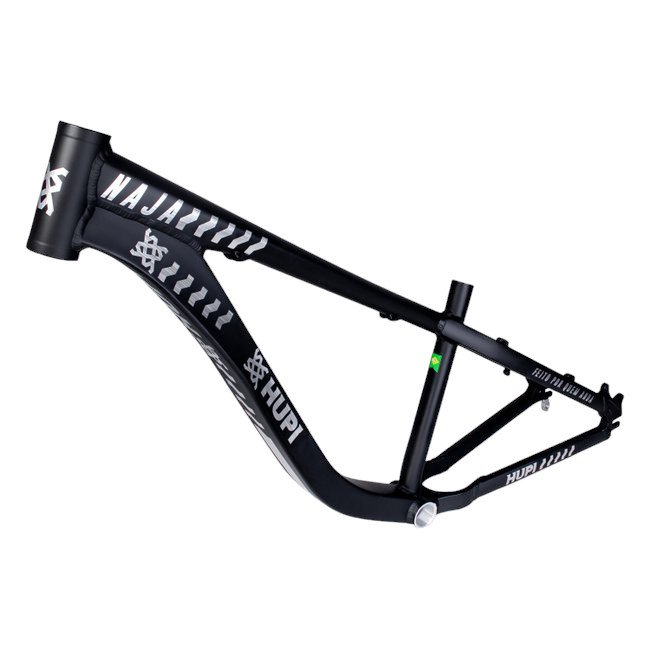 Quadro Hupi Naja v8 Gancheira Horizontal Preto e Prata