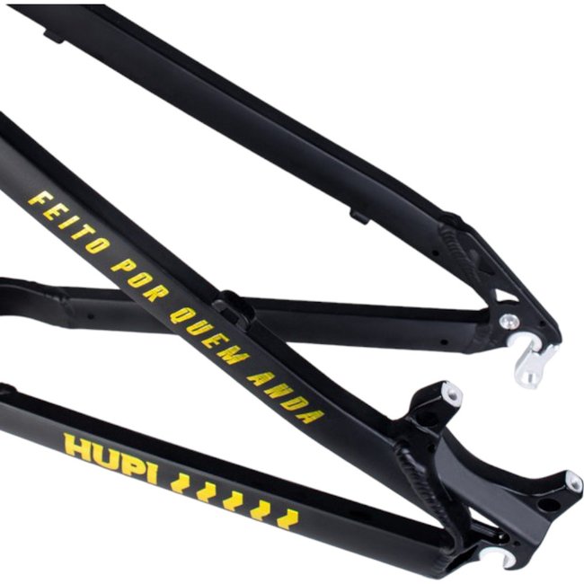 Quadro Hupi Naja v8 Gancheira Vertical Preto e Dourado