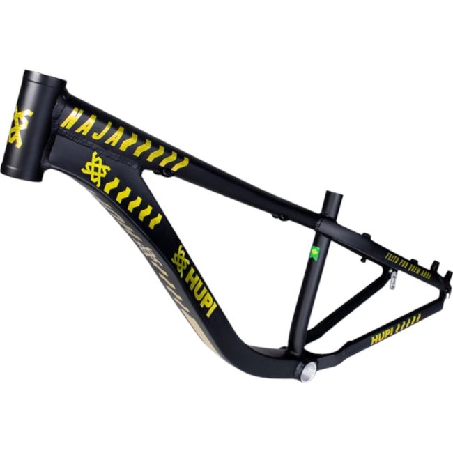 Quadro Hupi Naja v8 Gancheira Vertical Preto e Dourado