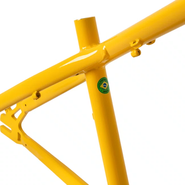Quadro Hupi Naja V9 Gancheira Horizontal Amarelo Edição Limitada
