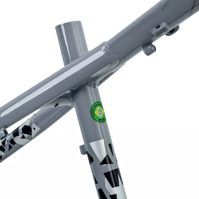Quadro Hupi Naja V9 Gancheira Horizontal Cinza e Preto