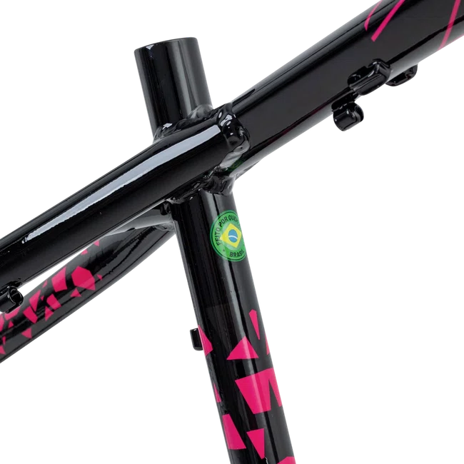 Quadro Hupi Naja v9 Gancheira Horizontal Preto e Rosaㅤㅤ