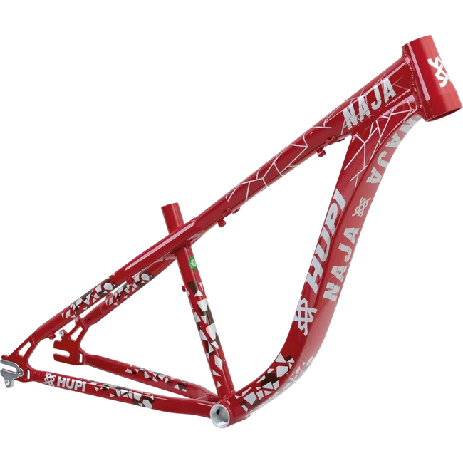 Quadro Hupi Naja V9 Gancheira Horizontal Vermelho e Prata